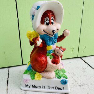 Vintage Russ Berrie Mother's Day Figurine, Kangaroo Mom's Gift